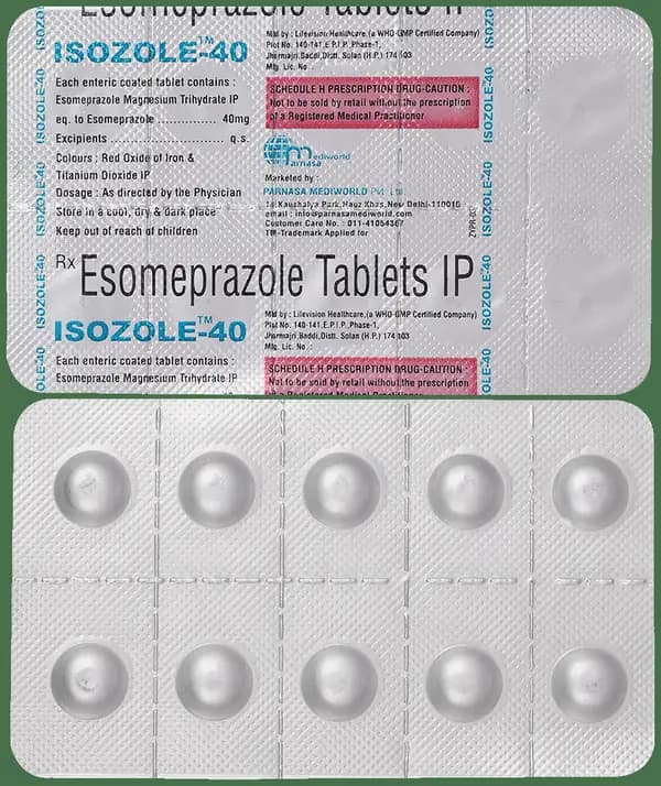 Isozole 40 Tablet