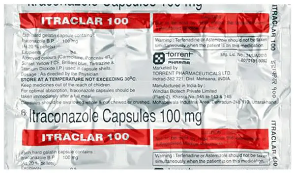 Itraclar 100mg Capsule