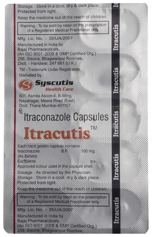 Itracutis  100 Capsule