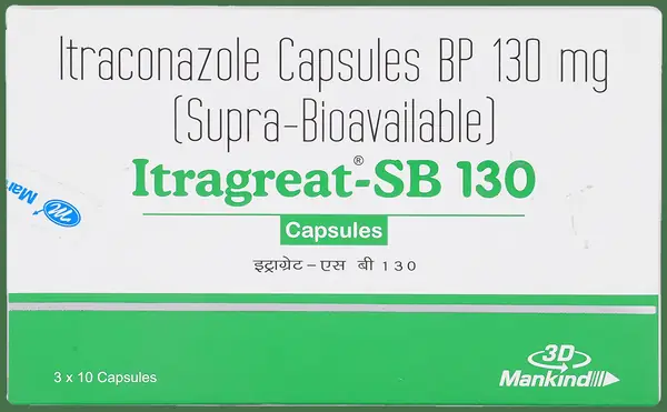 Itragreat SB 130mg Capsule