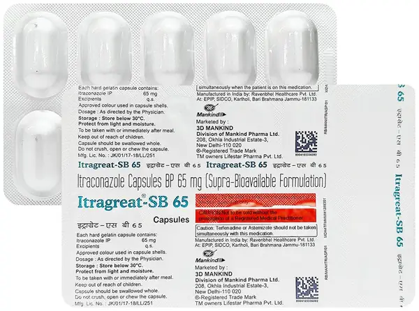 Itragreat SB 65mg Capsule thumbnail 5