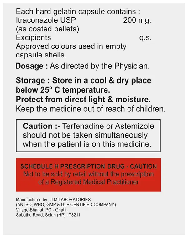 Itrajust 200 Capsule