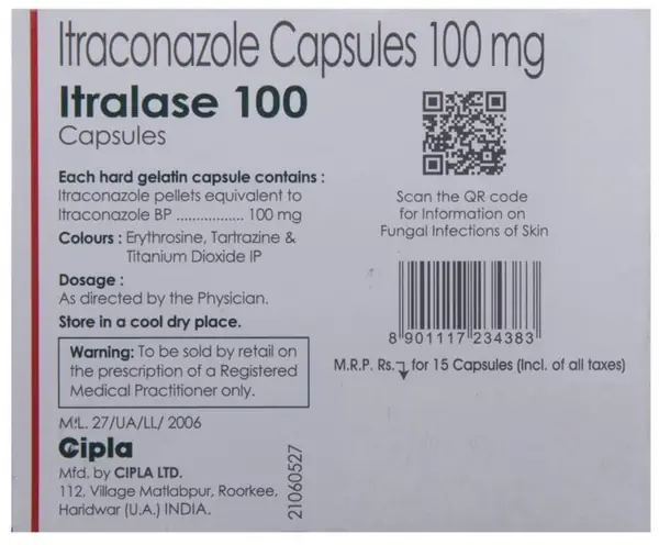 Itralase 100 Capsule thumbnail 3