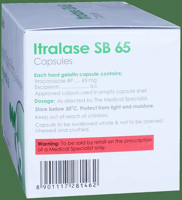 Itralase SB 65mg Capsule thumbnail 5