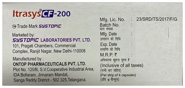 Itrasys CF 200 Capsule