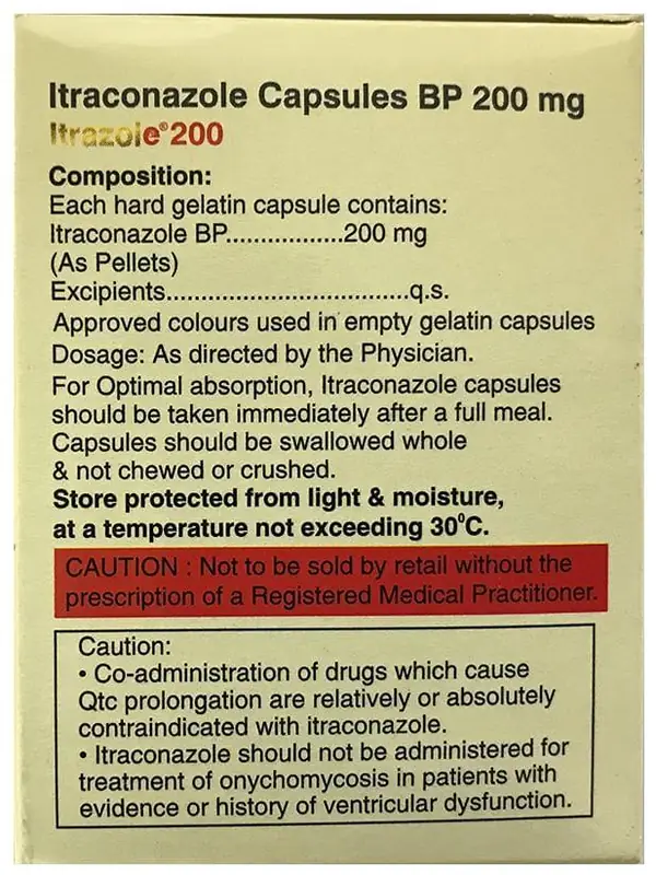 Itrazole 200 Capsule thumbnail 2