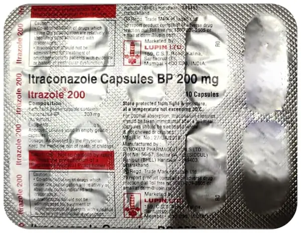 Itrazole 200 Capsule thumbnail 3