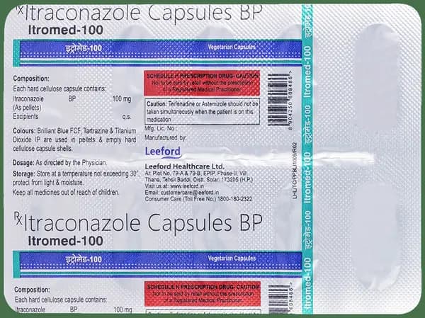 Itromed 100mg Capsule thumbnail 2
