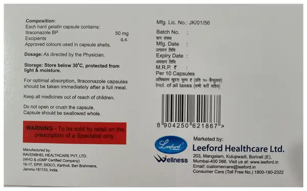 Itromed-SB 50 Capsule