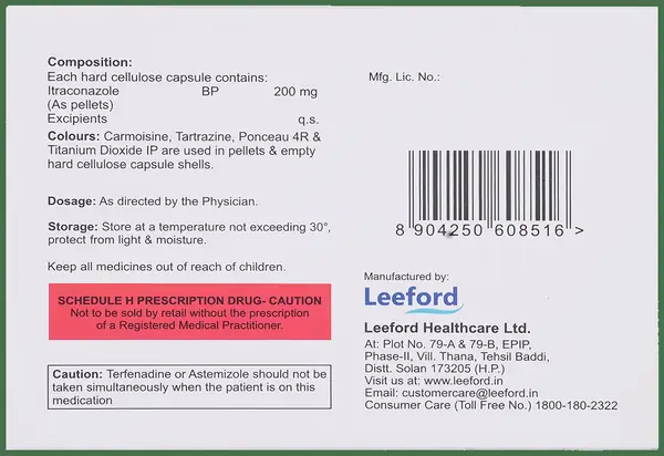 Itrostred 200 Capsule thumbnail 2
