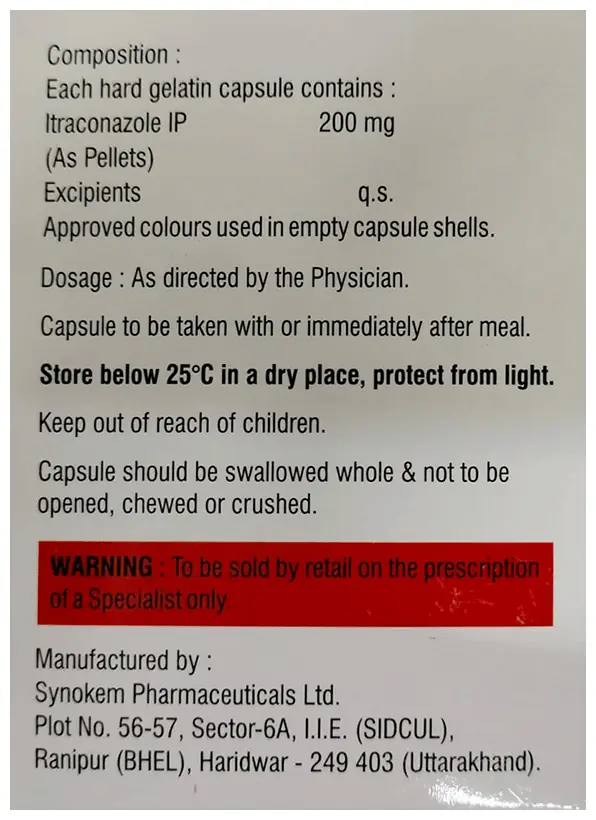 Itrotus 200mg Capsule