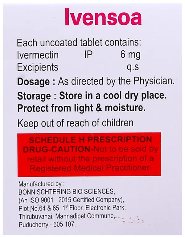 Ivensoa 6mg Tablet
