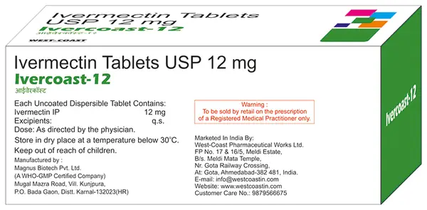 Ivercoast 12 Tablet