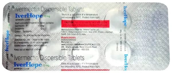 Iverhope 12mg Tablet DT