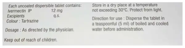 Iverhope 12mg Tablet DT thumbnail 3