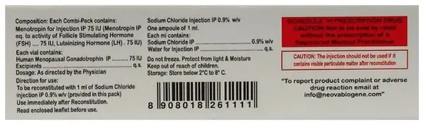 IVFhMG 75 Injection