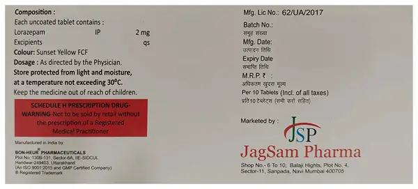 Jaglor 2mg Tablet
