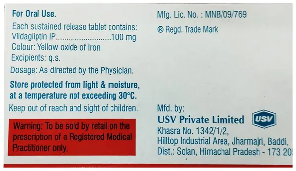 Jalra-OD 100mg Tablet SR