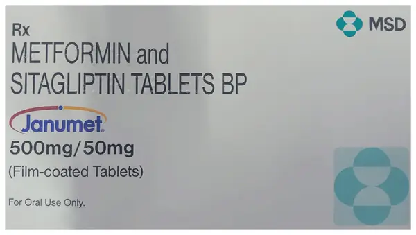 Janumet 50mg/500mg Tablet