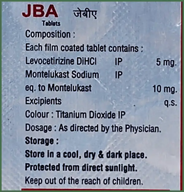 Jba 5mg/10mg Tablet