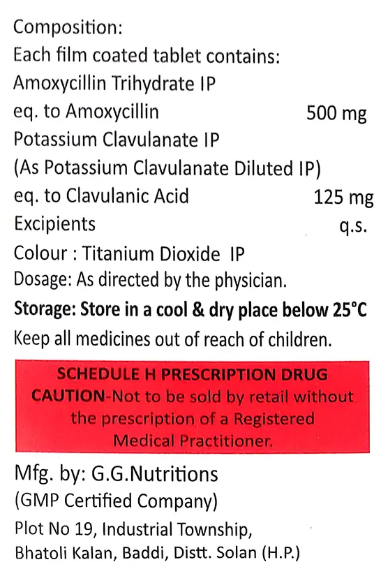 Jdymox 625 Tablet