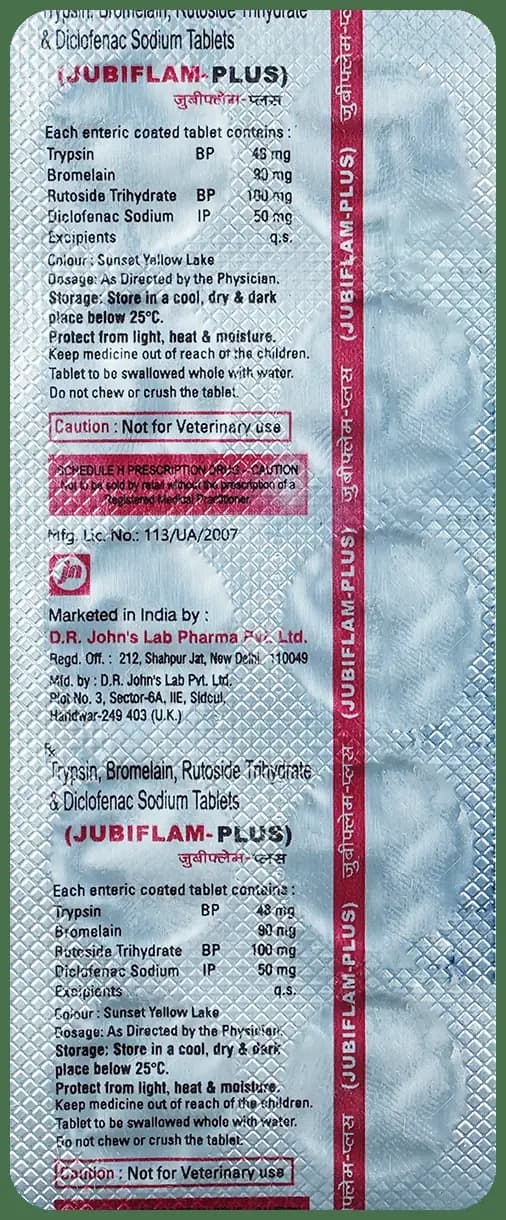 Jubiflam Plus Tablet