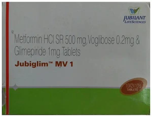 Jubiglim MV 1 Tablet SR