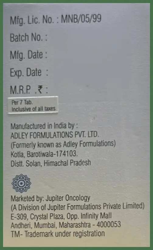 Jupitro 25 Tablet