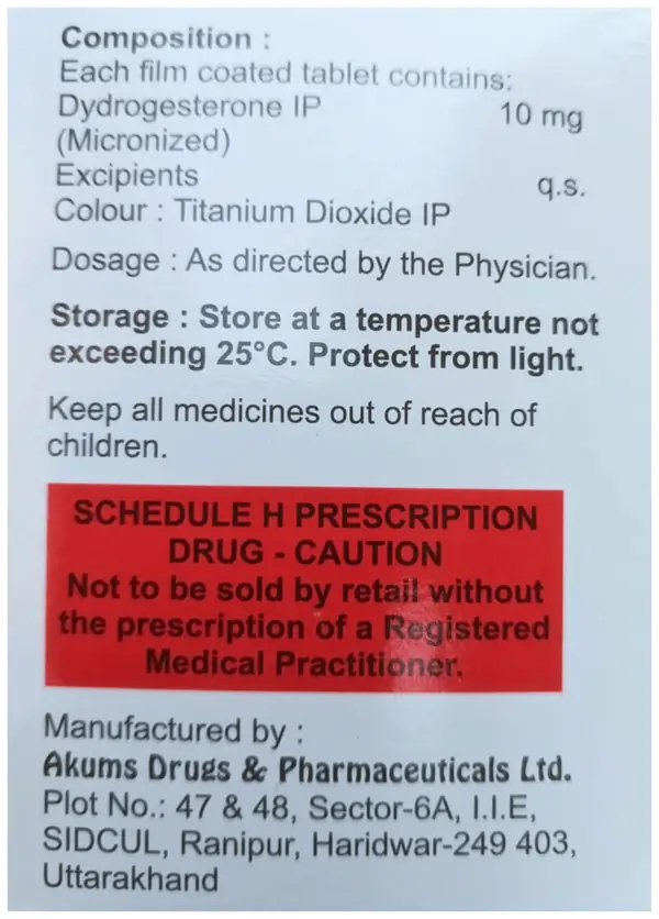 Jusdydro Tablet