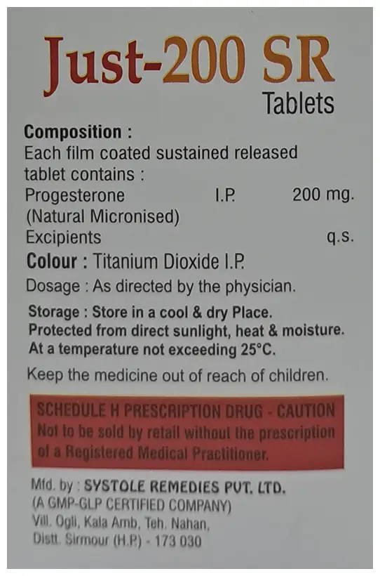 Just 200 SR Tablet