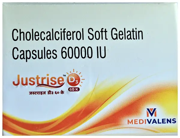 Justrise D3 60K Softgels
