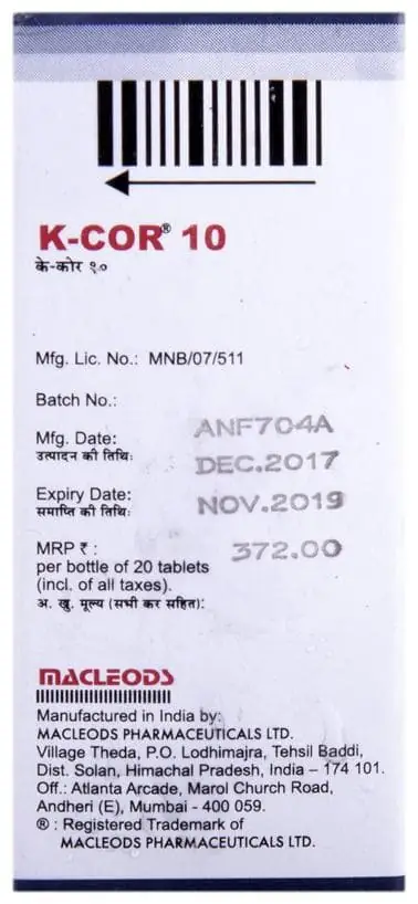 K-Cor 10 Tablet