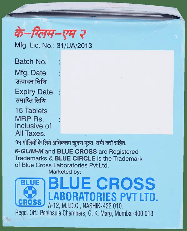 K-Glim-M 2mg Tablet PR