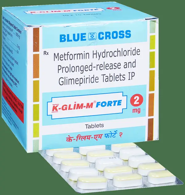 K-Glim-M Forte 2mg Tablet thumbnail 3