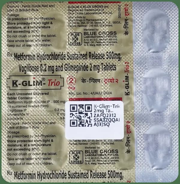 K-Glim-Trio 2mg Tablet SR