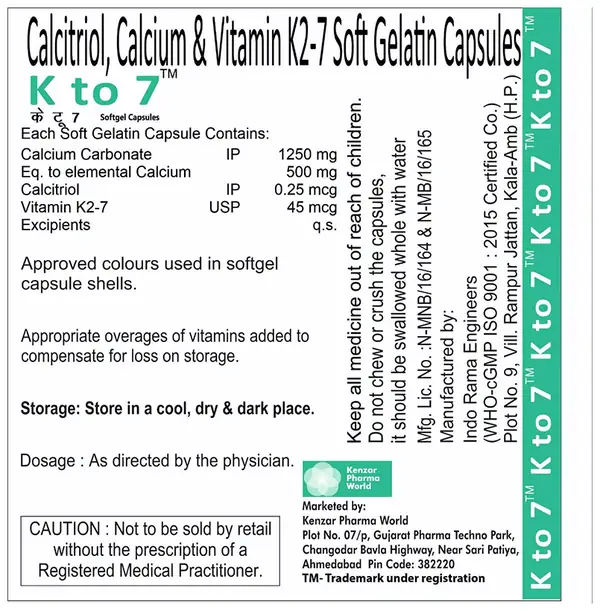 K to 7 Softgel Capsule thumbnail 2