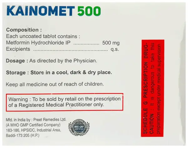 Kainomet 500 Tablet