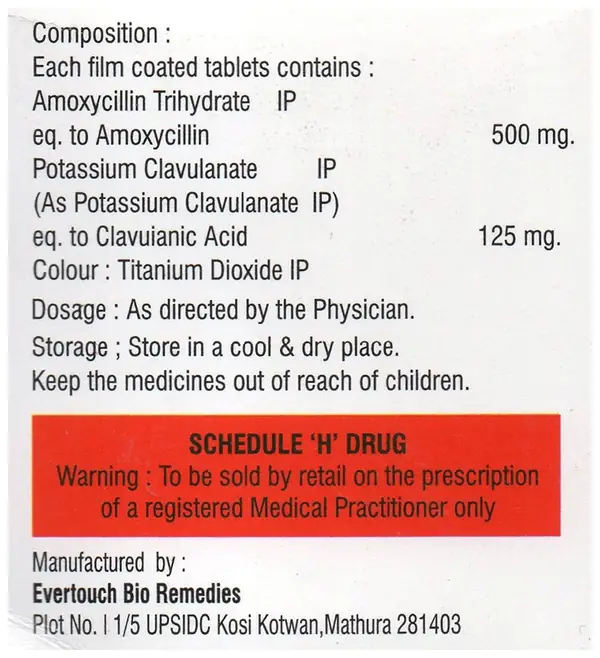 Kediclave 625 Tablet