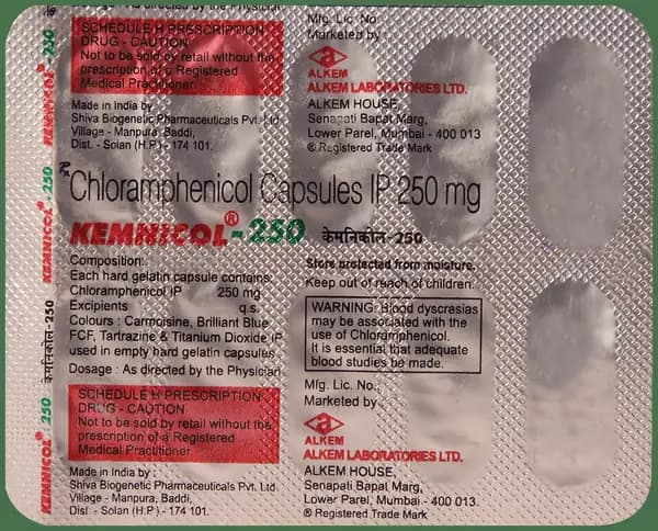 Kemnicol 250mg Capsule
