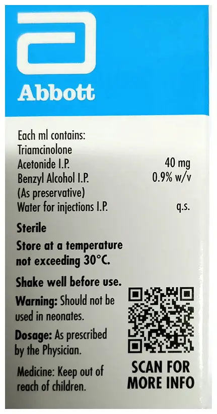 Kenacort 40mg Injection thumbnail 2