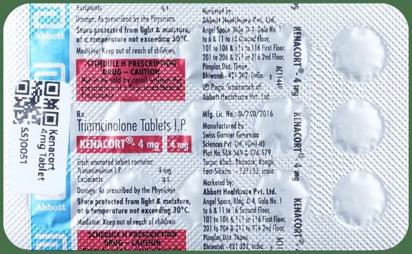 Kenacort 4mg Tablet