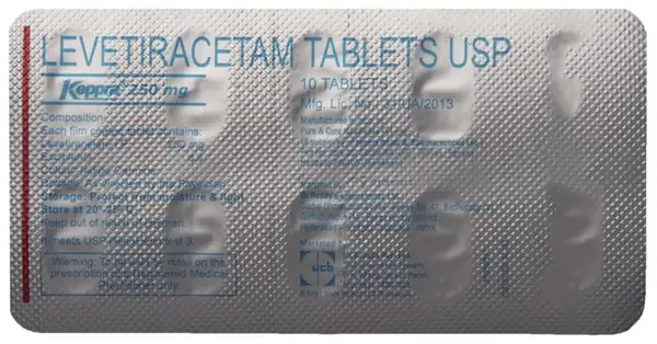 Keppra 250mg Tablet thumbnail 4