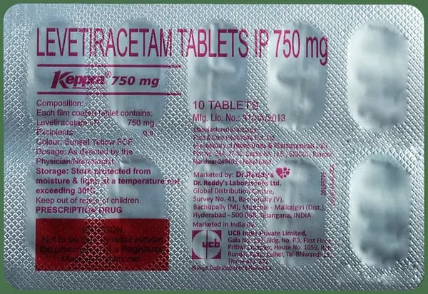 Keppra 750mg Tablet thumbnail 2