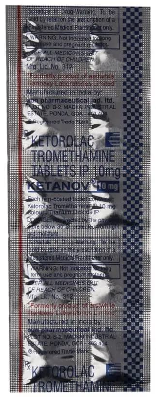 Ketanov 10mg Tablet