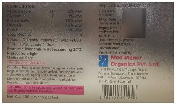 Keto Gold Soap