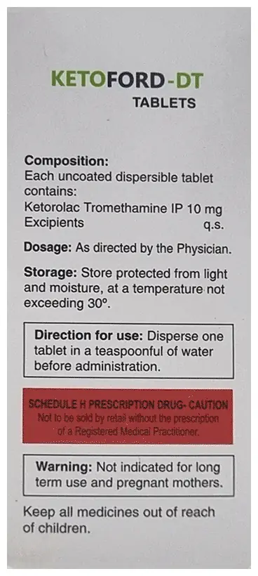 Ketoford 10mg Tablet DT thumbnail 3