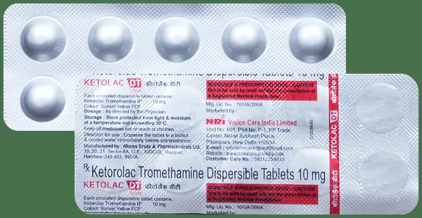 Ketolac 10mg Tablet DT