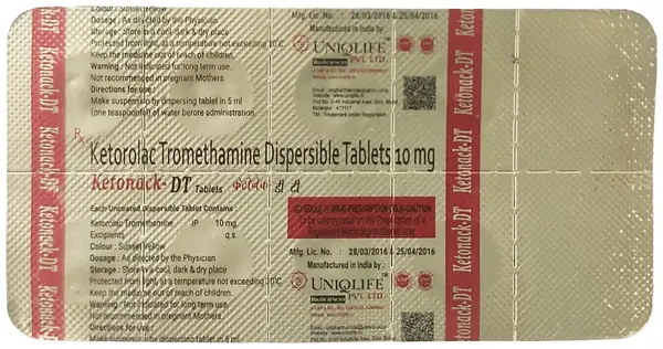 Ketonack 10mg Tablet DT thumbnail 3