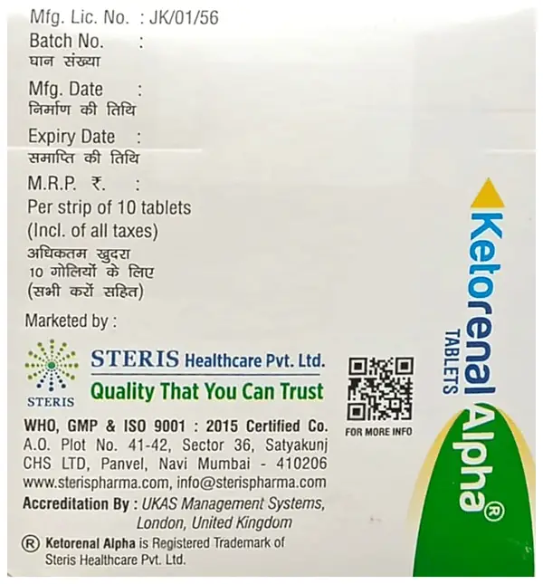 Ketorenal Alpha Tablet