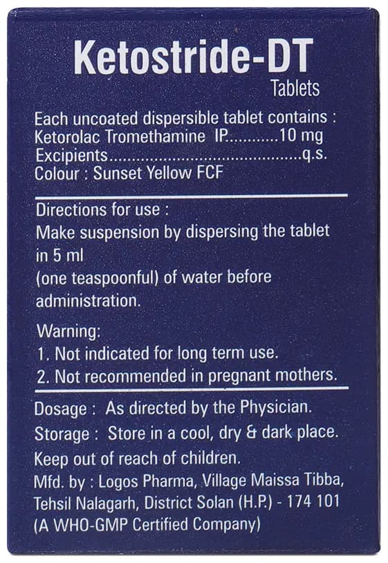Ketostride-DT Tablet thumbnail 3